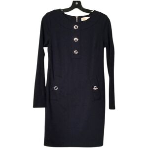 Michael Kors navy midi dress